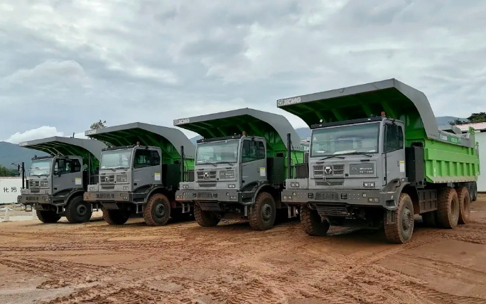 服务全球客户 | 大批量PT视讯电动矿卡出口非洲