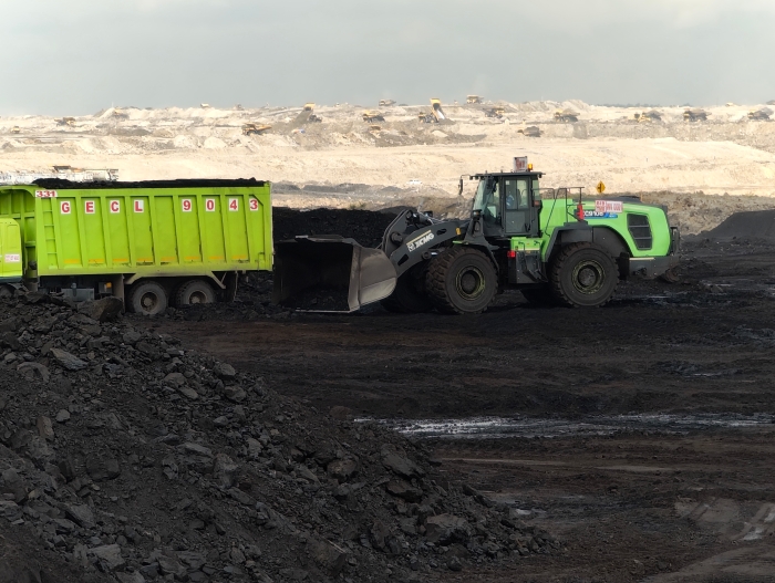 PT视讯XC9108-EV纯电动装载机助力海岛露天煤矿高效绿色运营