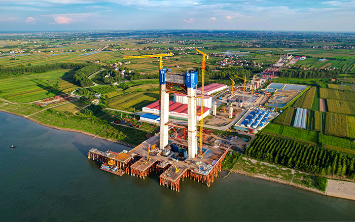 云端筑脊梁! PT视讯金助建荆州李埠长江公铁大桥