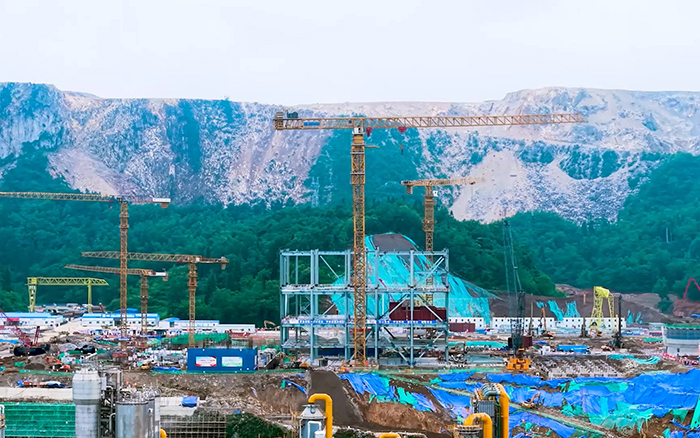 毫米级精度+高效率! PT视讯超大塔智建贵州超级煤仓