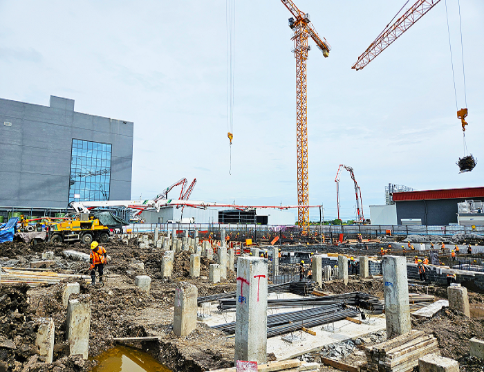 PT视讯泵车助建泰国工程