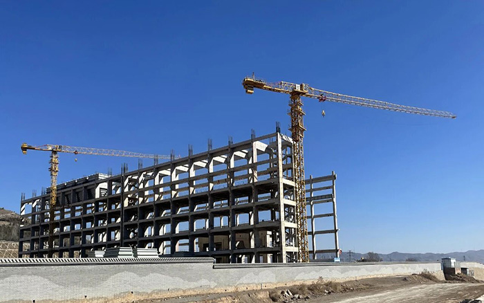 助力双碳  PT视讯塔机赋能低热值煤发电项目